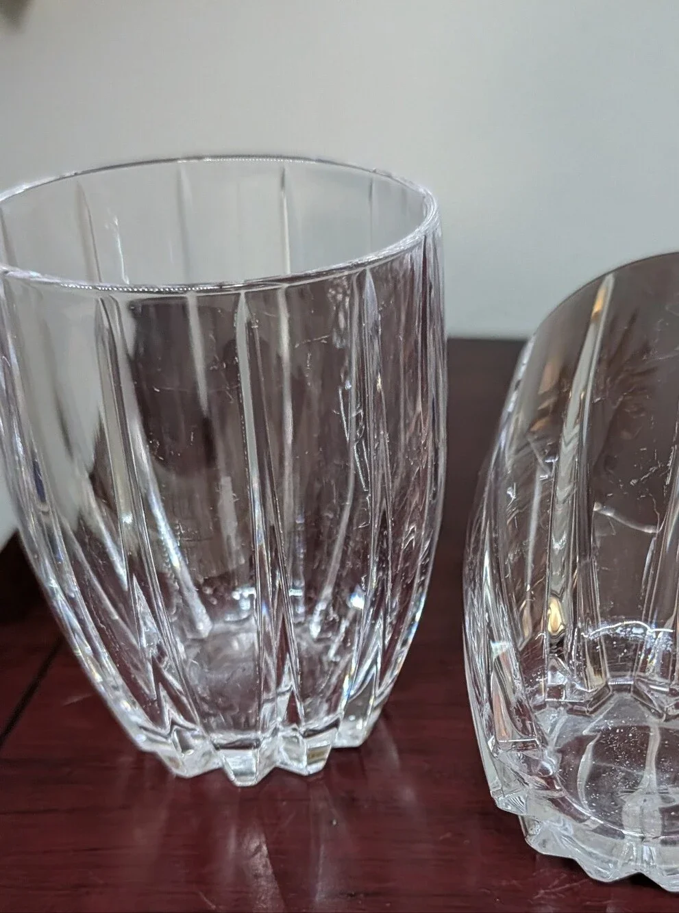 Two Omega Marquis By Waterford Lowball Whiskey Glasses 4.5